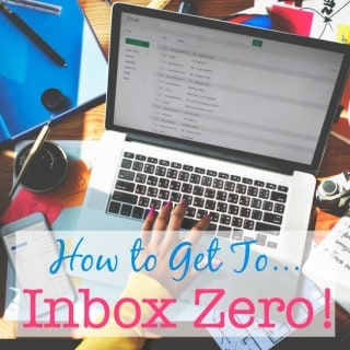 Does looking at your email inbox make you feel as if you are on top of what you need to do, or does it make you feel overwhelmed? How would it feel to reach "inbox zero"?