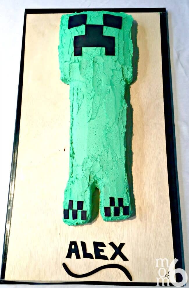 Easy Homemade Creeper Cake Momof6