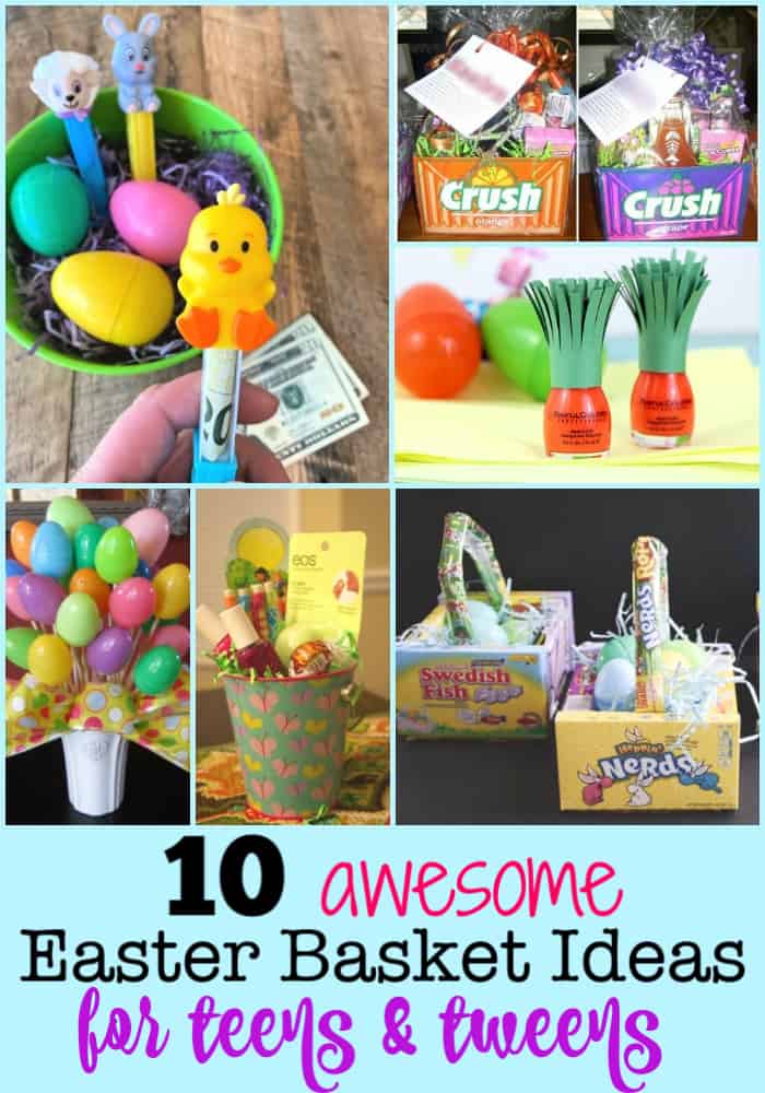 If you are looking for some creative inspiration for your Easter baskets this year, here are 10 Easter Basket Ideas for Teens and Tweens!