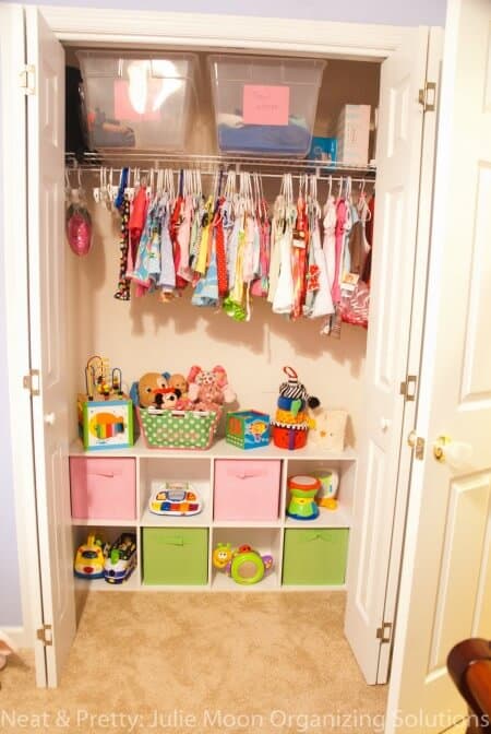 kids wardrobe organisation