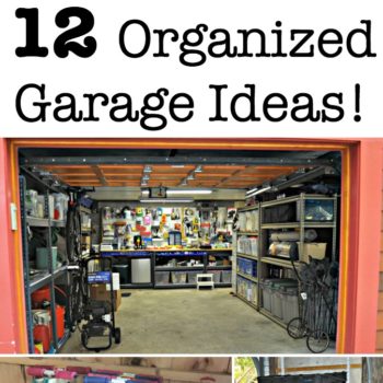 It would be great if our garages were organized, functional, and pretty, right? Here are 12 organized garage ideas to help you achieve it!