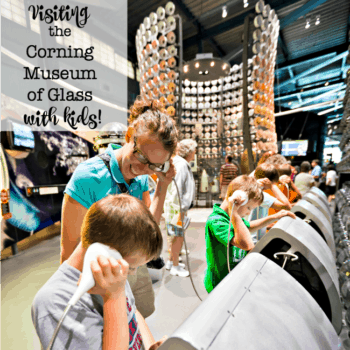 A glass museum- for kids? Yes! Visiting the Corning Museum of Glass with kids makes for a fantastic family road trip!