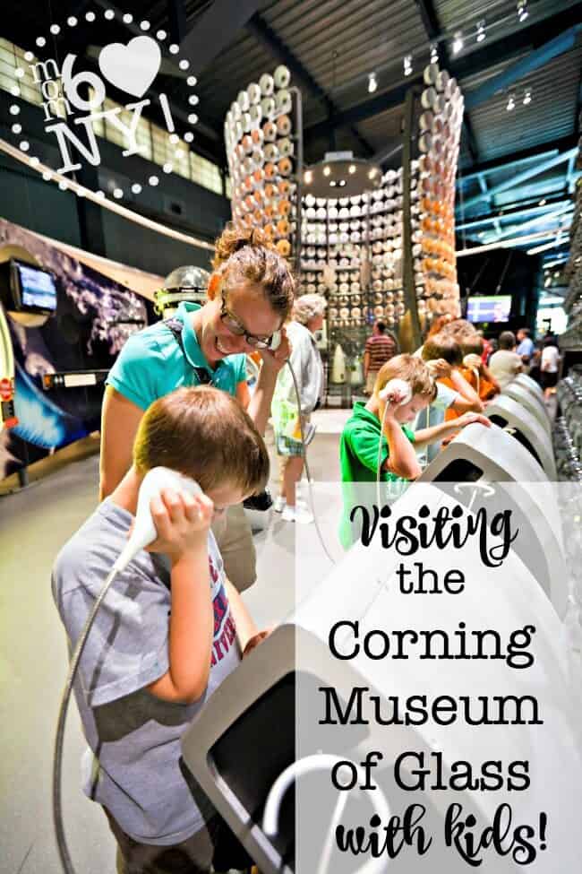 A glass museum- for kids? Yes! Visiting the Corning Museum of Glass with kids makes for a fantastic family road trip!