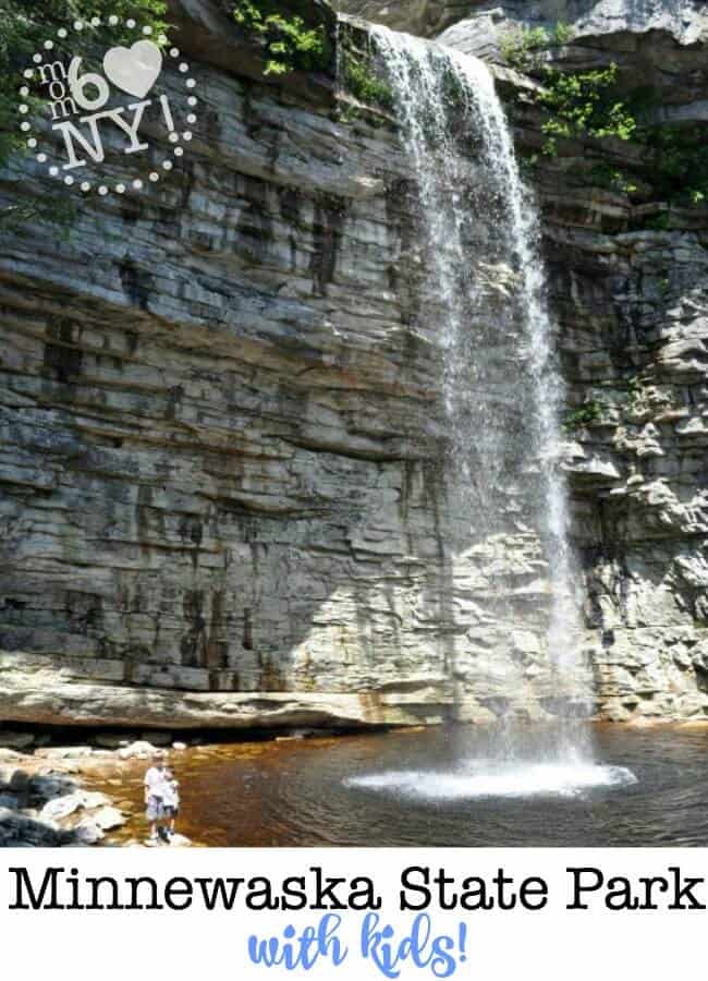 Minnewaska State Park in New Paltz New York is a great place to visit and hike while on a family road trip! Located in the Shawangunk Mountains, this park features an amazing waterfall, lakes for swimming, and miles of carriage roads and hiking trails.