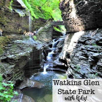 Some of our favorite family road trips have been to New York state parks, and visiting Watkins Glen State Park with kids, located in the Finger Lakes region of New York, is right at the top of our list.