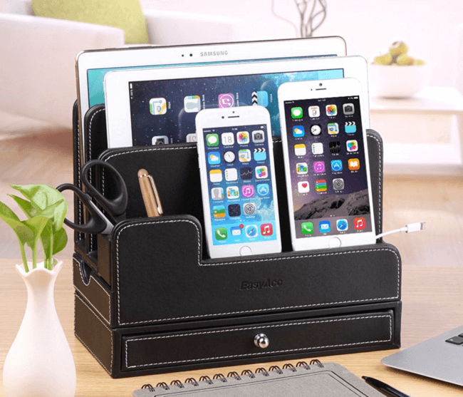 gift for the organized Mom: charging station