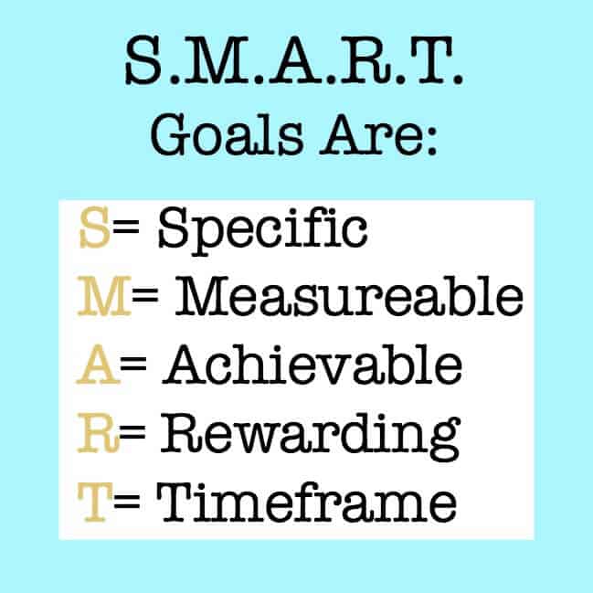 Using a goal setting worksheet helps you to move from an idea just being a wish or a dream- to being a goal with a plan to achieve it! This post shows you exactly how to set goals, and includes a free printable goal setting worksheet pdf!