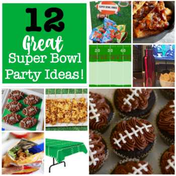 I have a little confession. I LOVE Super Bowl Sunday SO MUCH- I practically consider it to be a family holiday! Why? Because we have made it a family tradition to all be together at home, to enjoy a delicious menu of fun football-themed foods, and we even decorate just a bit to make things festive. Here are some fun super bowl ideas that we'll be using this year!