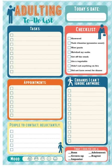 15 Perfect Paper To Do Lists For Busy Moms Momof6