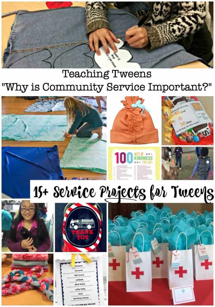 Whether you are also leading a tween/teen group who is looking for service project ideas or are just wanting to do something to give back as a family- here are some ways to explain Why is community service important- to you and to others!