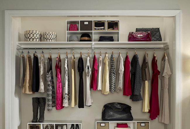 closet bookshelves