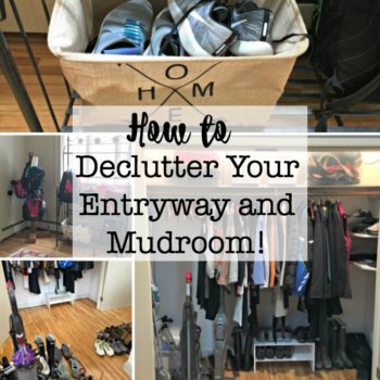 This is the first post in our series: The Busy Moms Decluttering Challenge! Here's how to declutter your entryway and mudroom- and once you get this done you'll be motivated to declutter your entire home!