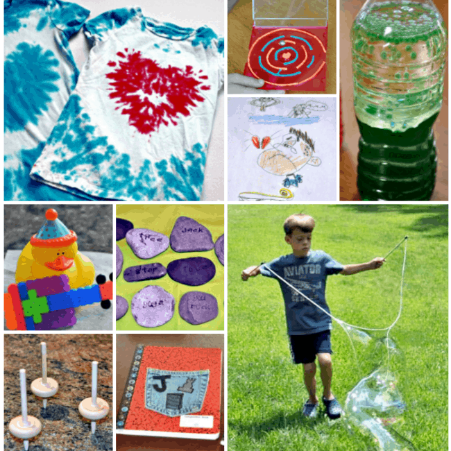 If you're thinking about ditching the high price of summer camp for your kids and doing your own DIY summer camp- awesome! Here are 50 fun summer activities, craft projects, backyard games, and field trips for you to plan your summer camp at home!