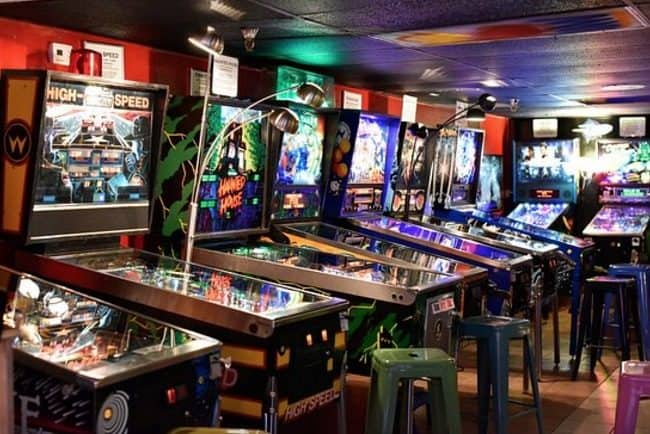 things to do in Asheville with kids: pinball museum