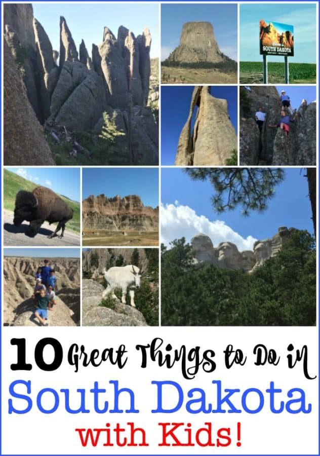 There are so many great things to do in South Dakota with kids! We took a family road trip to the Black Hills area to see Custer State Park, the Badlands, Mount Rushmore, Crazy Horse, Wall Drug, Devils' Tour, Spearfish Canyon and more! An amazing family vacation!