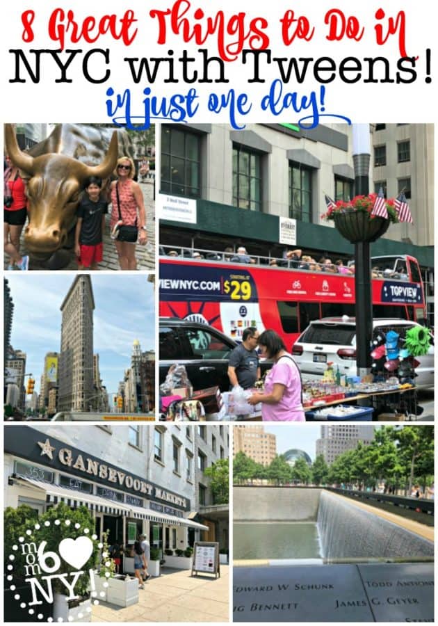 One of the best kinds of family road trips to take is one where you get to play "tourist" in your own home state! Here are 8 great things to do in New York City with tweens- that you can do in just one day!