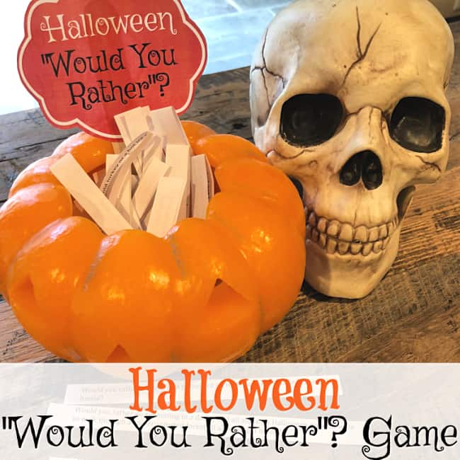 Halloween Would You Rather Questions Free Printable Kids —