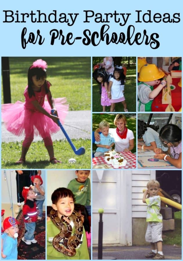 at home birthday party ideas for preschoolers