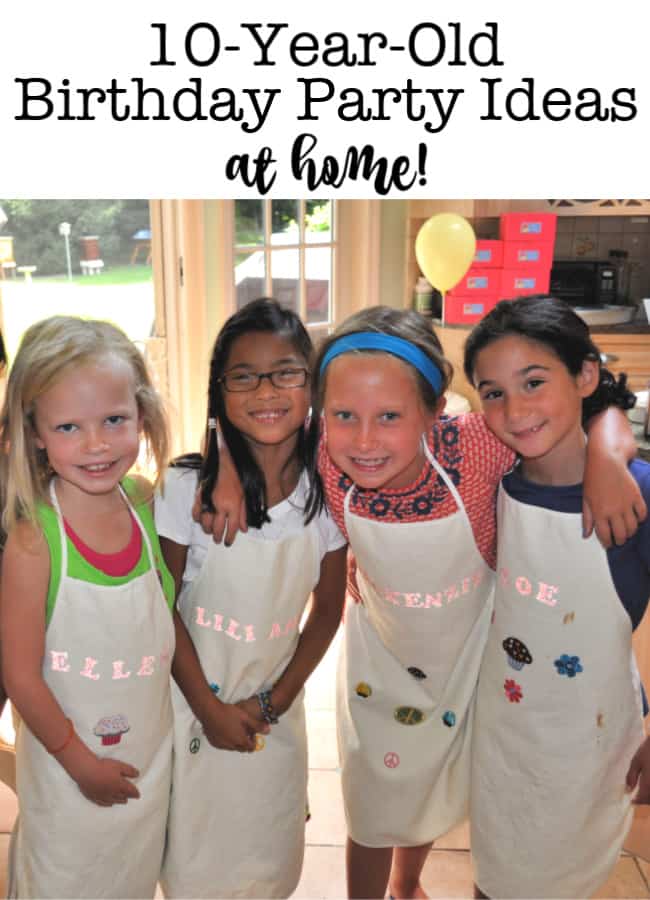  10  Year  Old  Birthday  Party  Ideas  at Home  Archives MomOf6