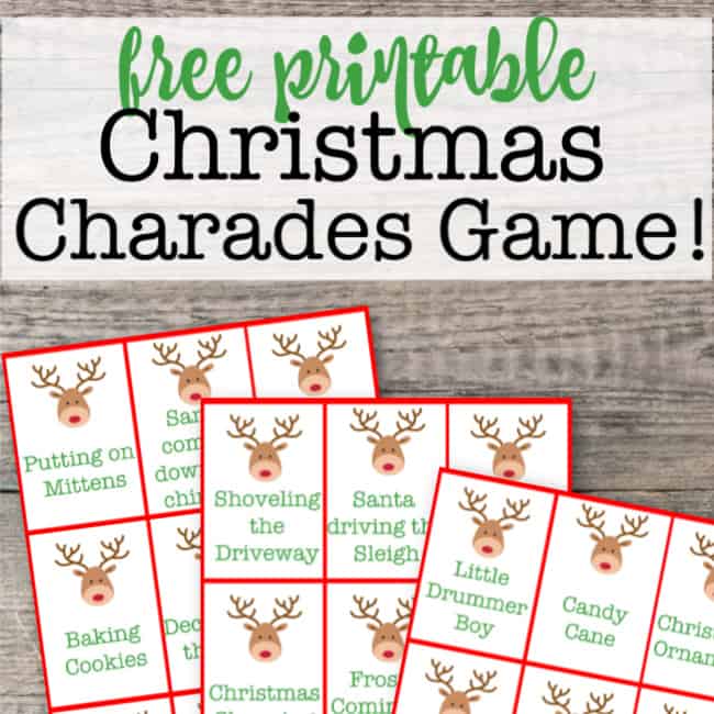 Christmas Charades Free Printable Game For Families Momof6